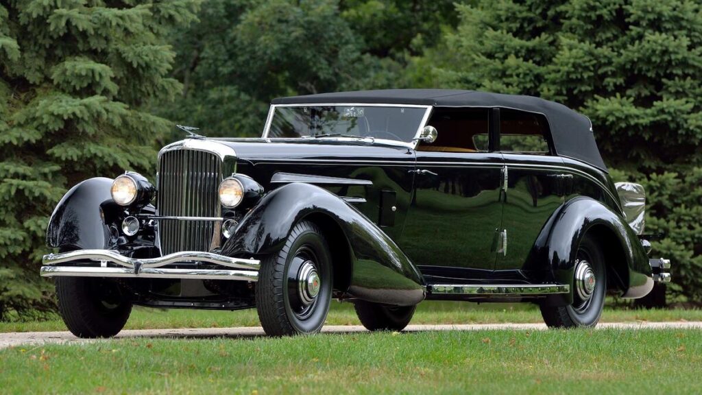 1936 Duesenberg Model J Rollston Convertible Berline.